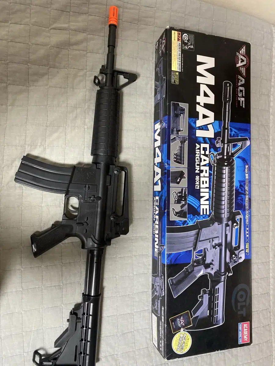 아카데미과학 비비탄총 M4A1 CARBINE AIRGUN+M&P9c