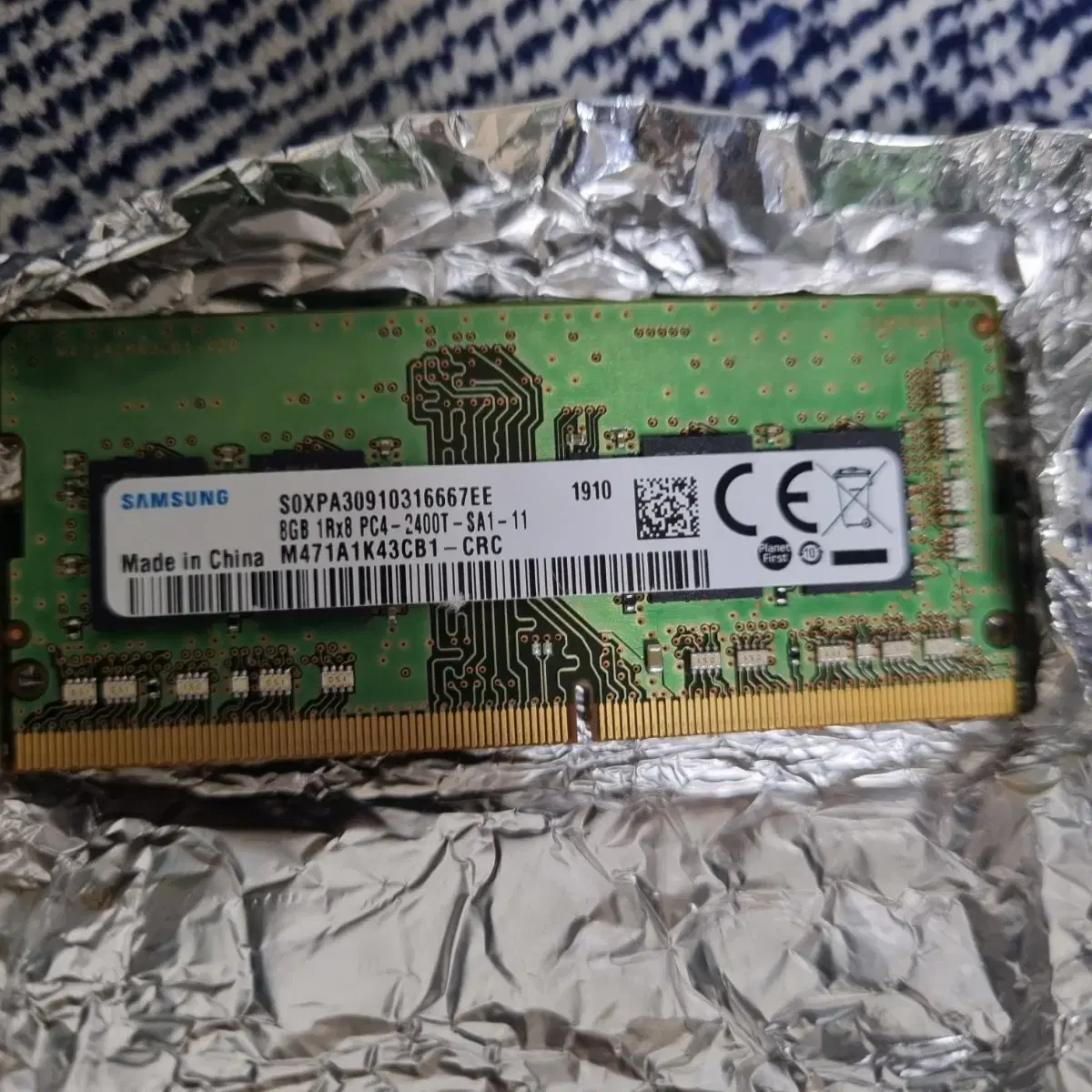 (급처) 노트북램 ddr4 2400t 8기가