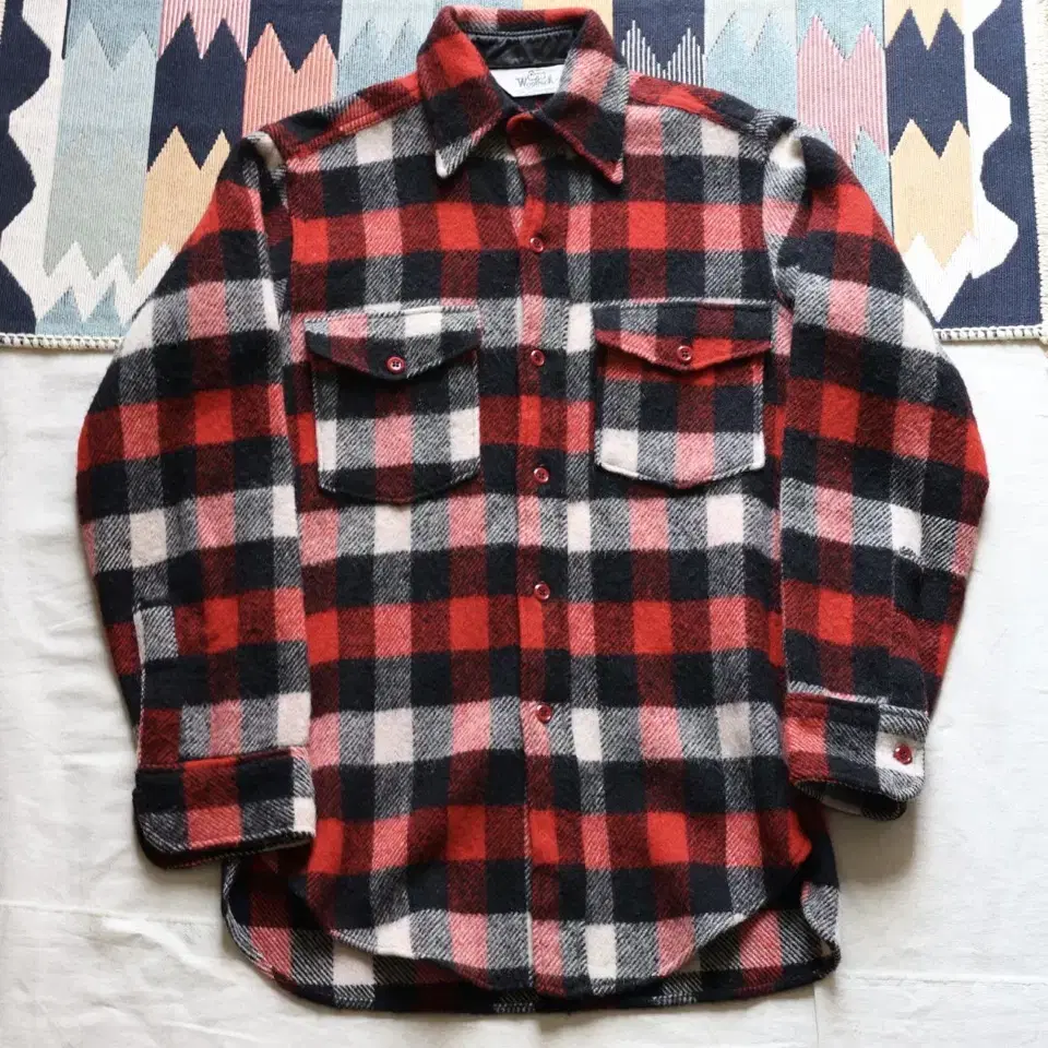 woolrich 70s buffalo plaid cpo shirts