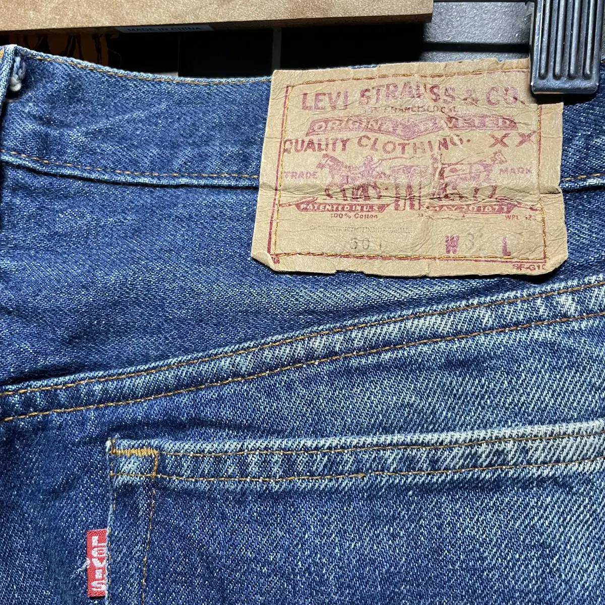 80s Levis 리바이스 501 USA생산 데님팬츠