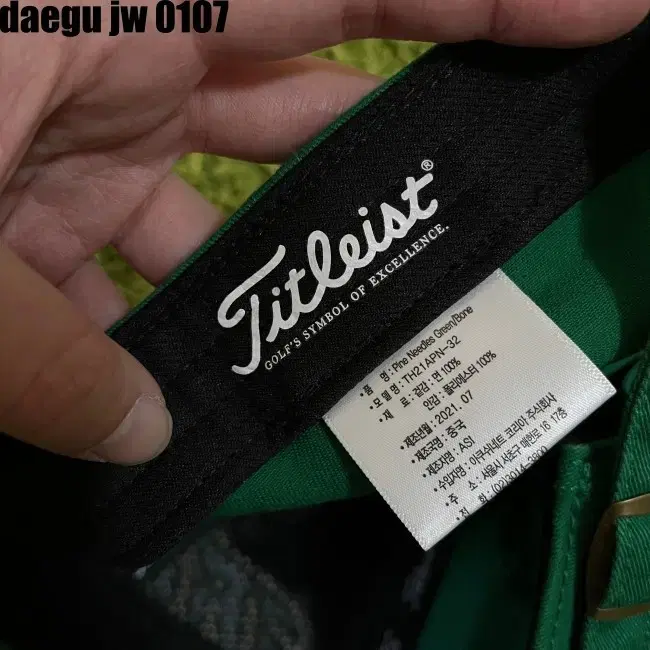 TITLEIST CAP 타이틀리스트 캡 모자