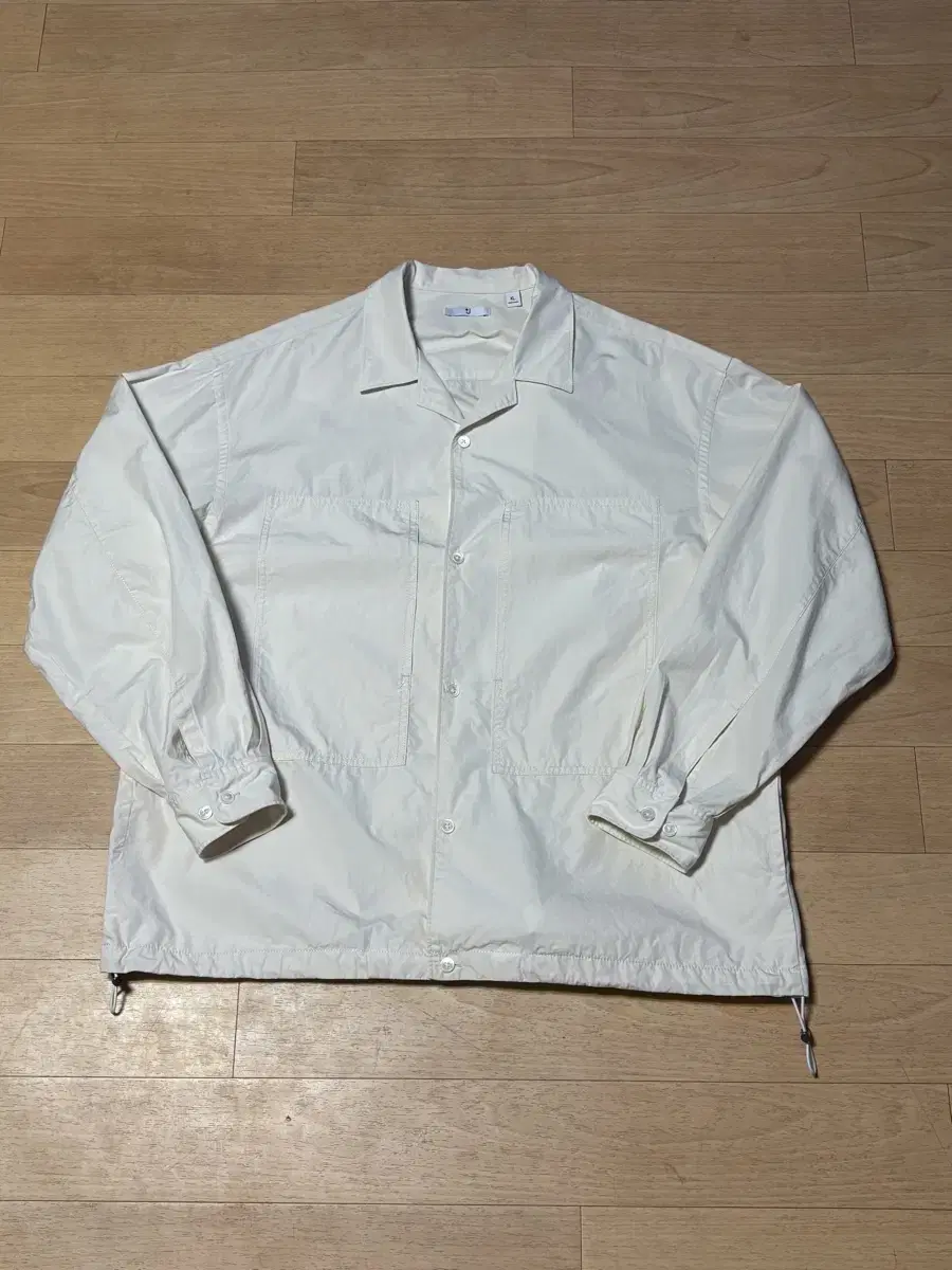 Uniqlo U Beige Shirt Jacket (XL)