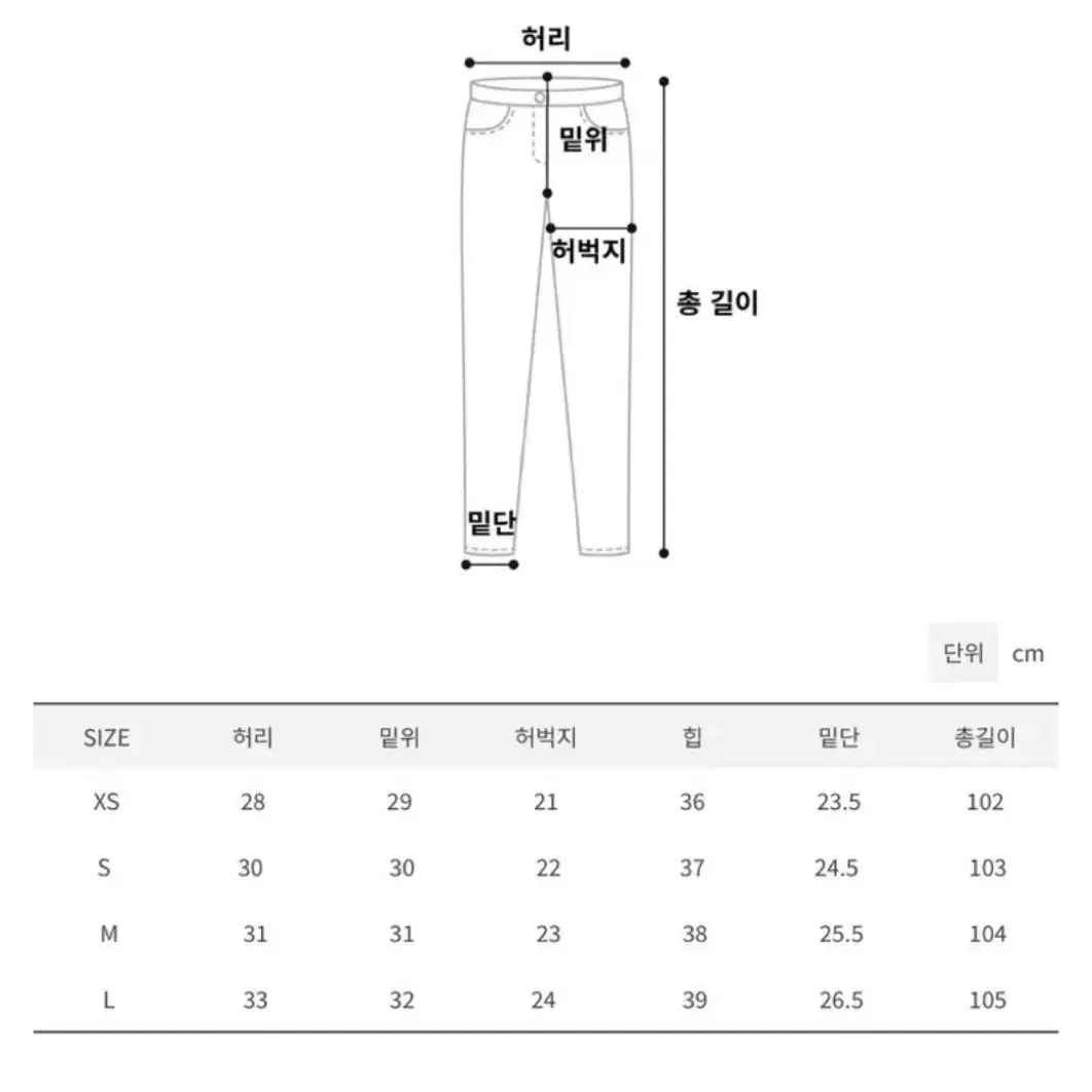 제뉴어리16 골반뽕 청바지