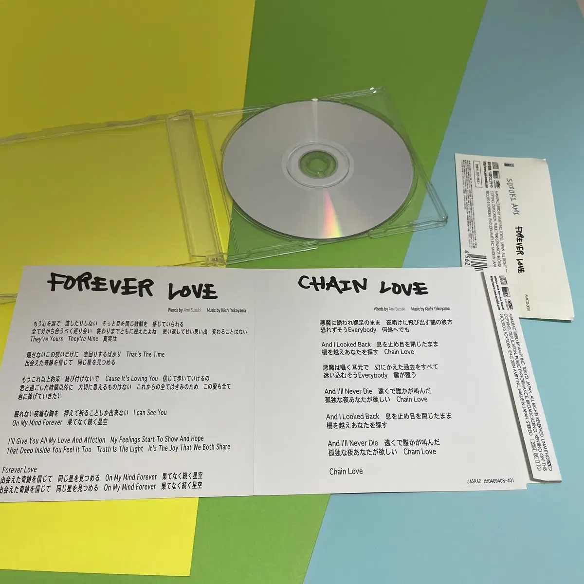 [중고음반/CD] J-POP 스즈키 아미 싱글 Forever Love