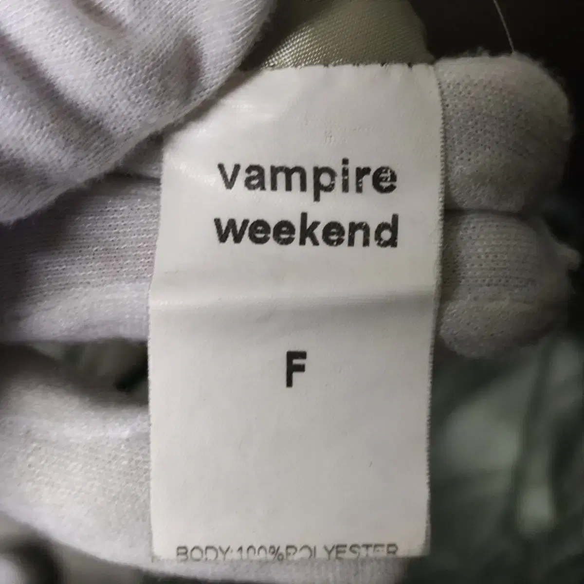 Vampire weekend 덕 다운 롱 패딩 야상 자켓