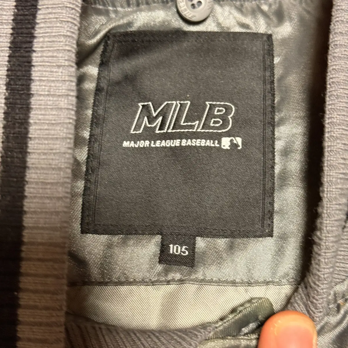 MLB 양키스 레더 스펠아웃 바시티 자켓 xl