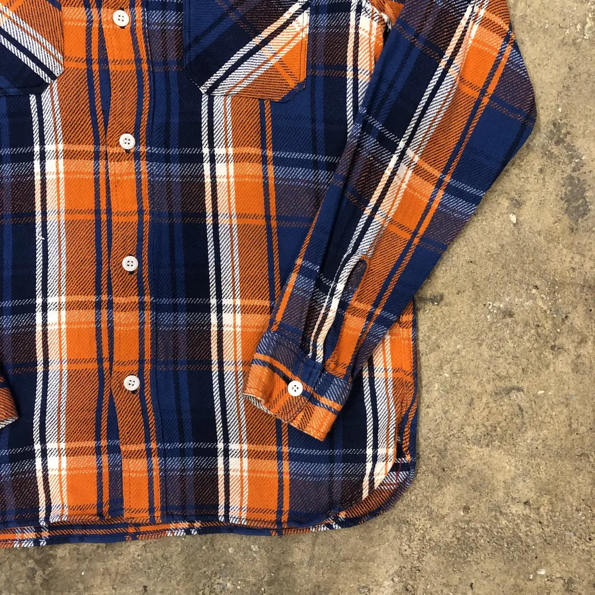 Beams flannel shirt Japan made