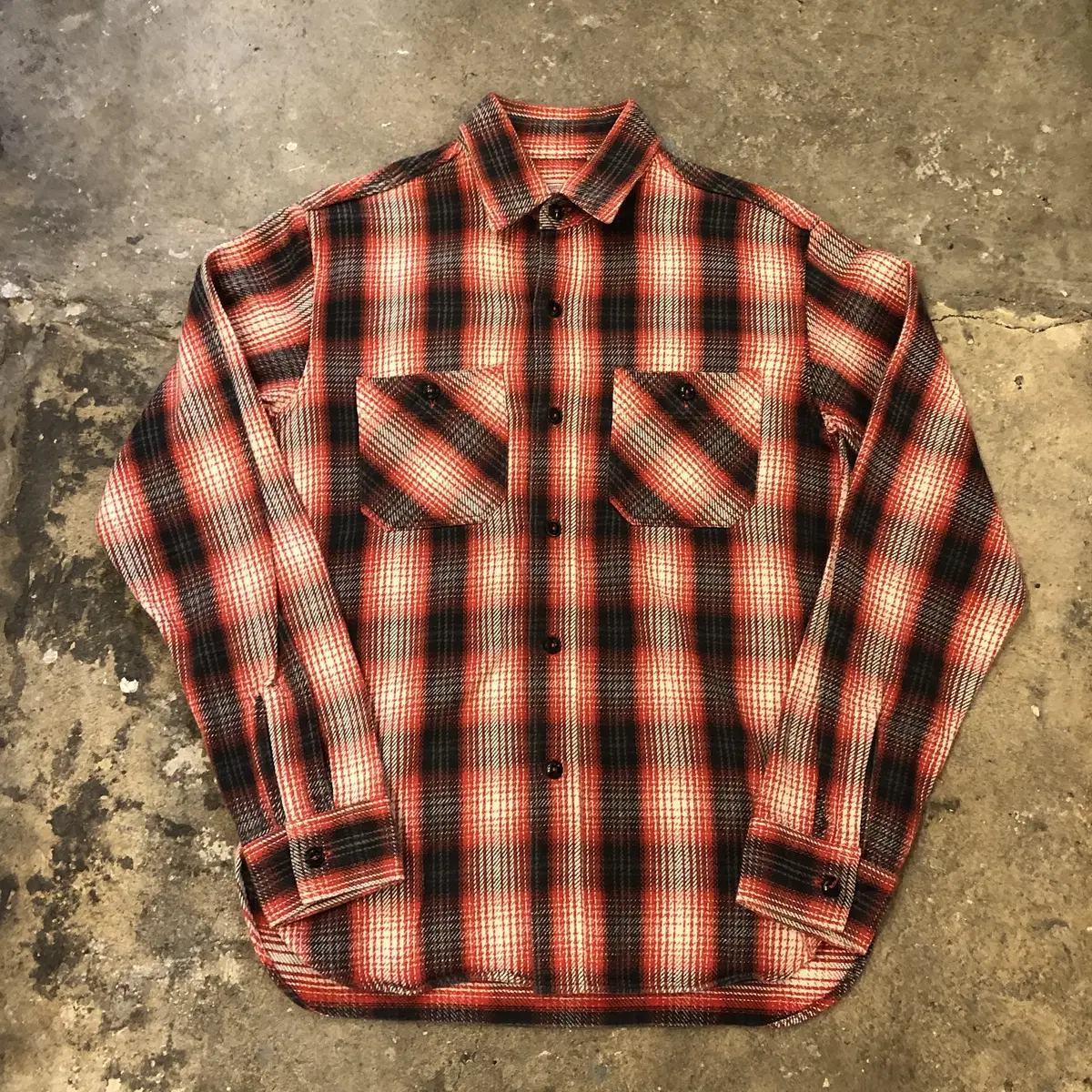 Beams flannel shirt Japan made