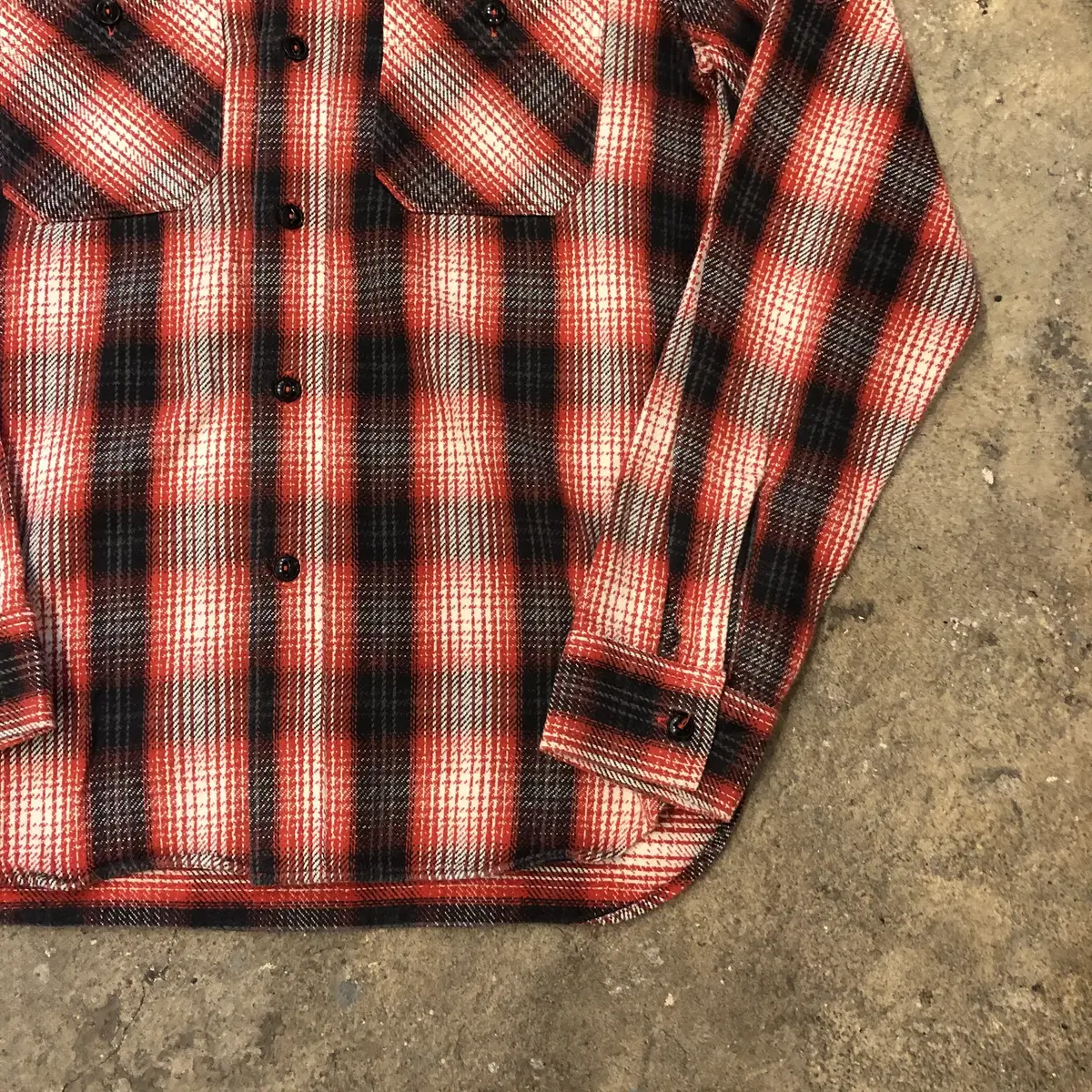 Beams flannel shirt Japan made