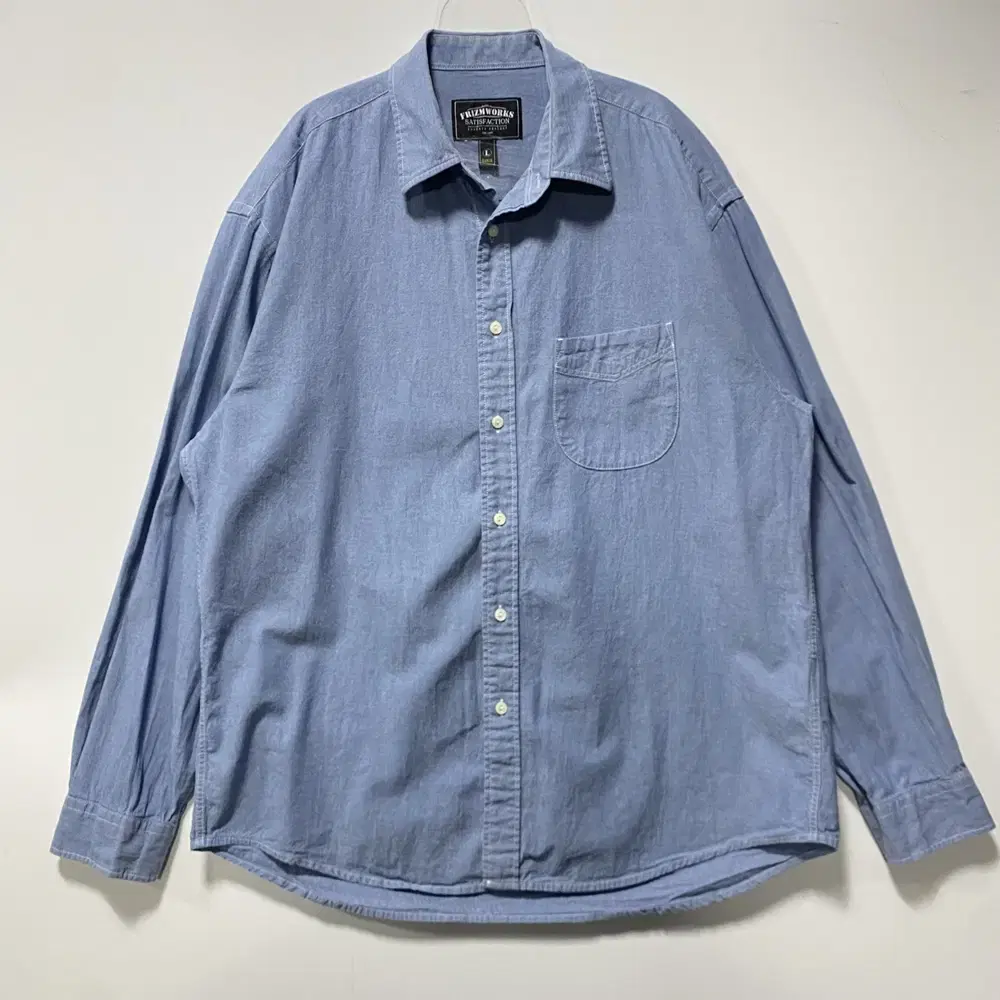 프리즘웍스 CHAMBRAY SHIRRING 셔츠 L 25010801