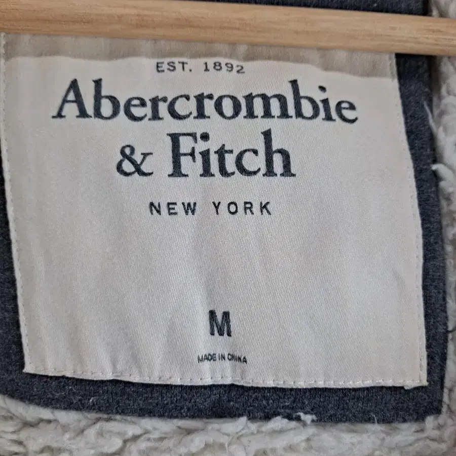 (M) Abercrombie & Fitch (아베크롬비) 양털안감 후디