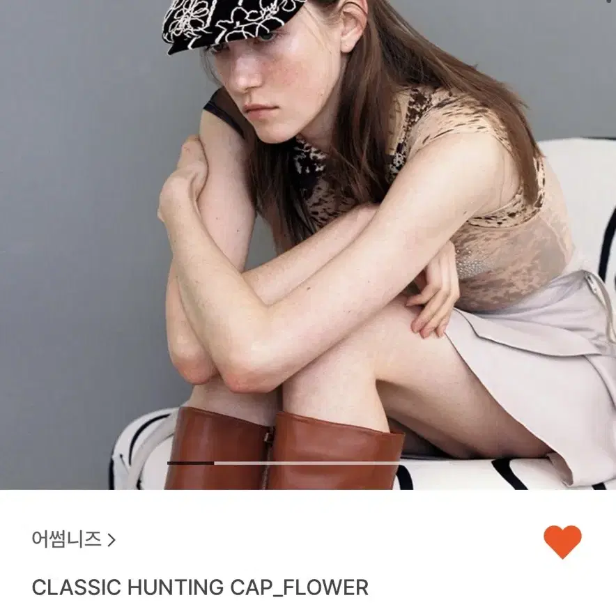 어썸니즈 CLASSIC HUNTING CAP_FLOWER