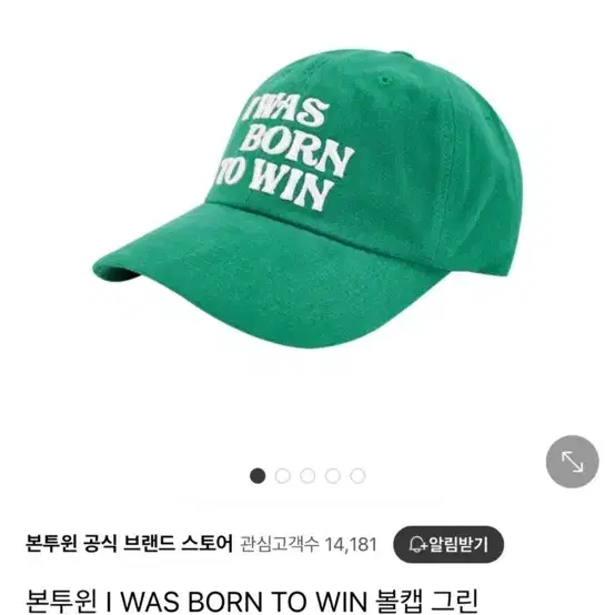 본투윈 I WAS BORN TO WIN 모자