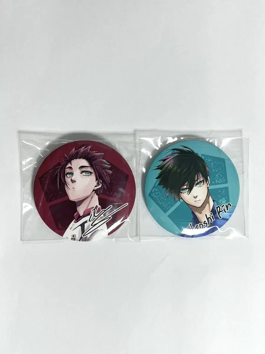 BLUELOCK Ito Shi Rin Ito Shi Sae sign Can Badge 28th Volume Special Edition Original Art Bulk