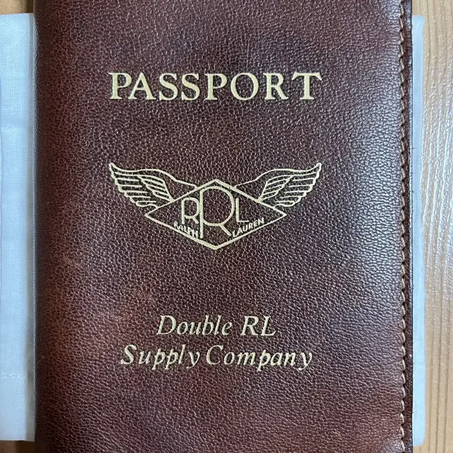 [새제품] RRL Passport Holder (더블알엘 여권 홀더)