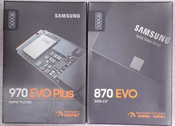 미개봉 새거 SSD 삼성 970evo plus