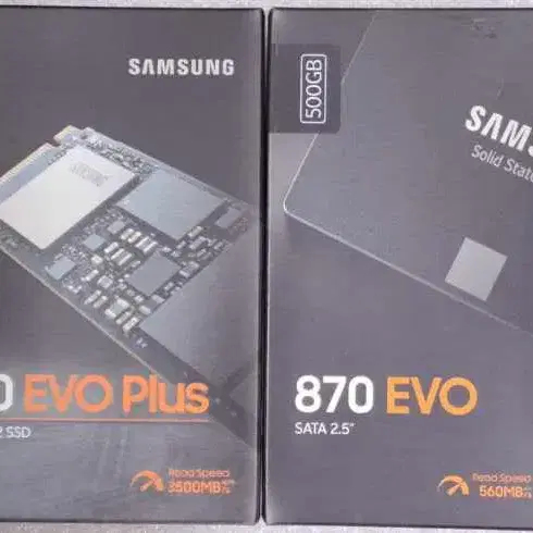 미개봉 새거 SSD 삼성 970evo plus 500g