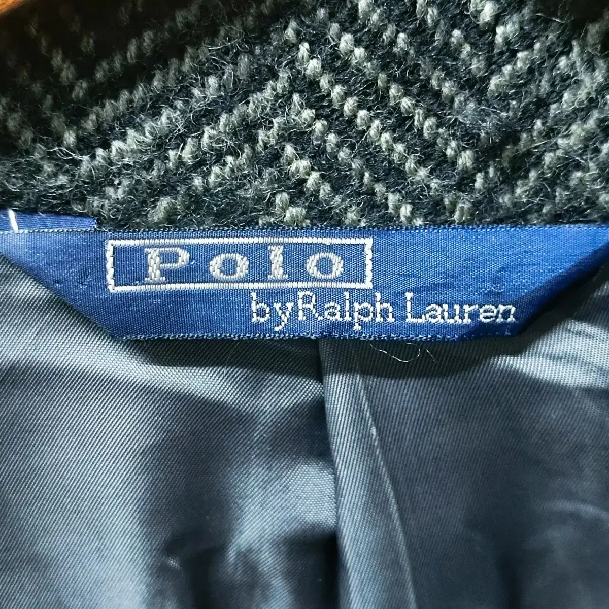 80s POLO by Ralph Lauren JAPAN 헤링본 울 코트