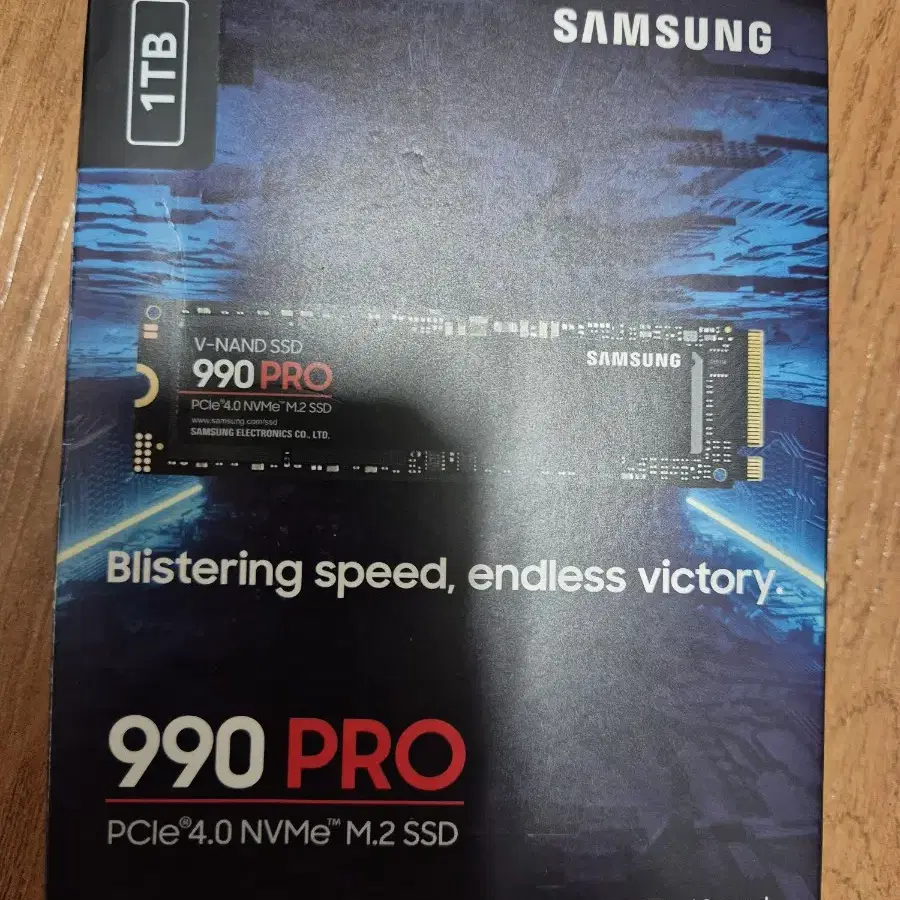 삼성전자 990 PRO PCie 4.0 NVME M.2 SSD 1TB