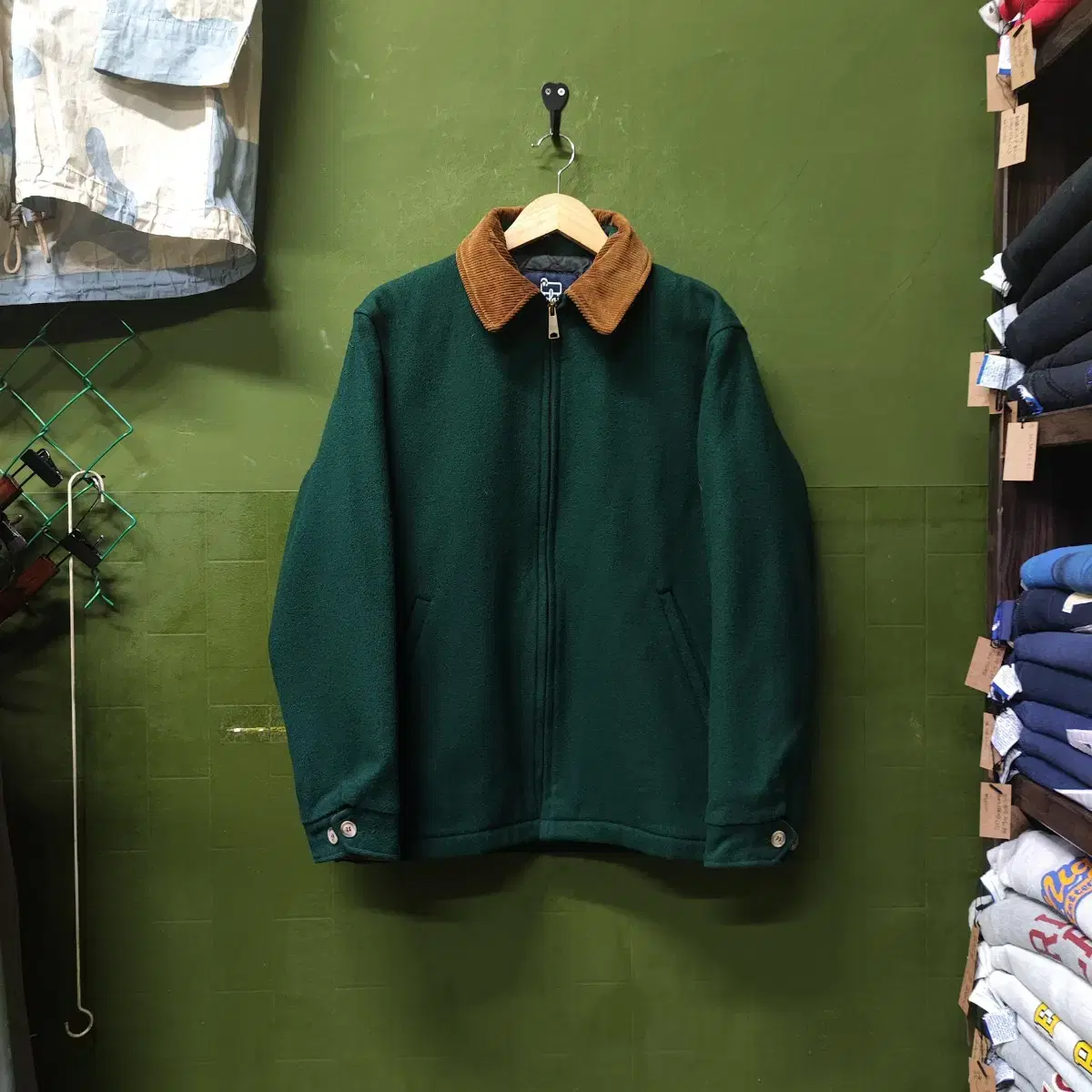 80s Woolrich USAmade 신슐레이트 울 헌팅 자켓 M