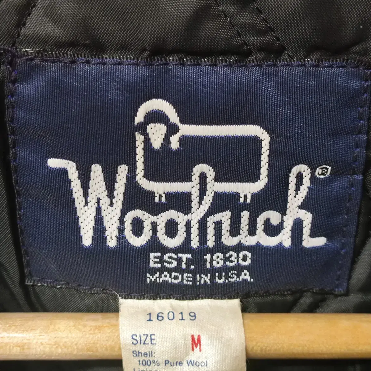 80s Woolrich USAmade 신슐레이트 울 헌팅 자켓 M