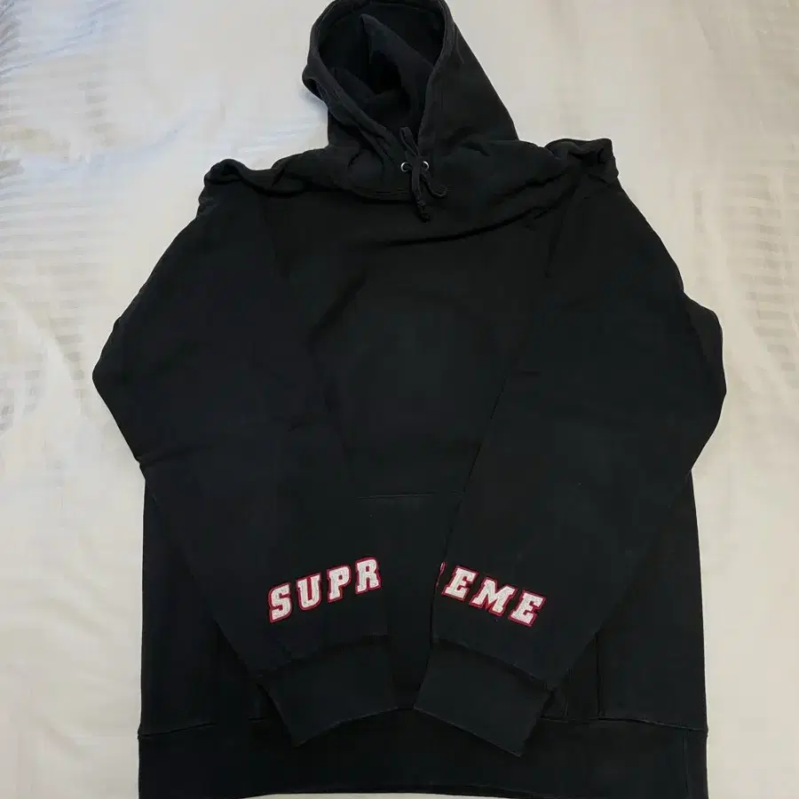 Supreme 슈프림 블랙 후드 XL