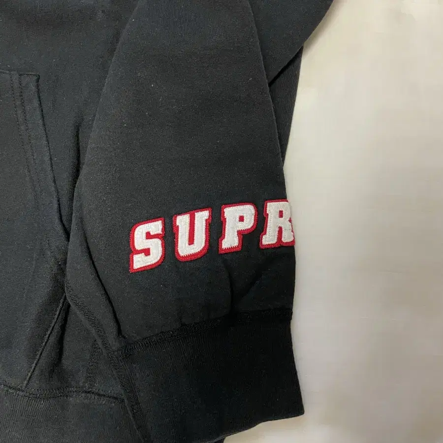 Supreme 슈프림 블랙 후드 XL