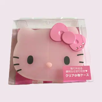산리오 아이러브 헬로키티클리어 잡화 케이스 핑크 미개봉