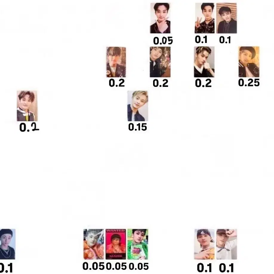 엔시티 마크 포카 일괄 양도