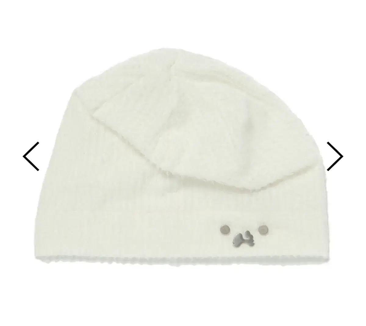 허그유어스킨 비니 아이보리 Furry tucked beanie Ivory