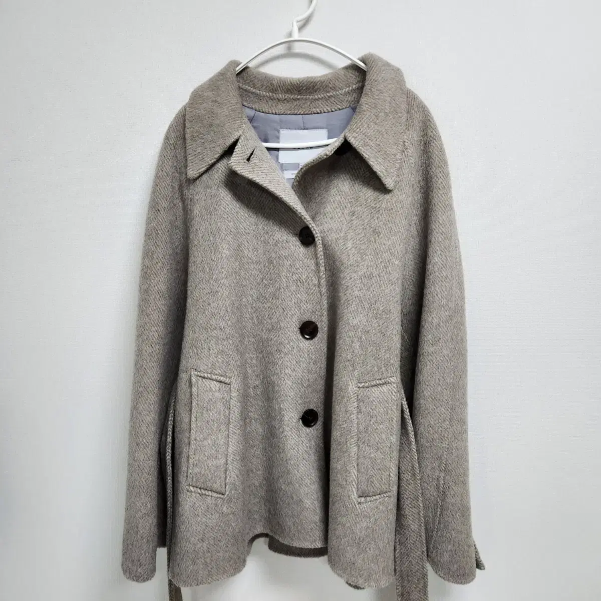 모한 코트 TWF ALPACA SEMI DOUBLE HALF COAT