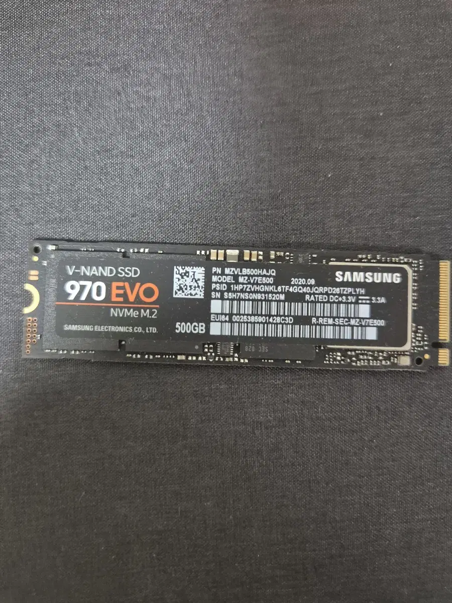 삼성 ssd 970evo 500g