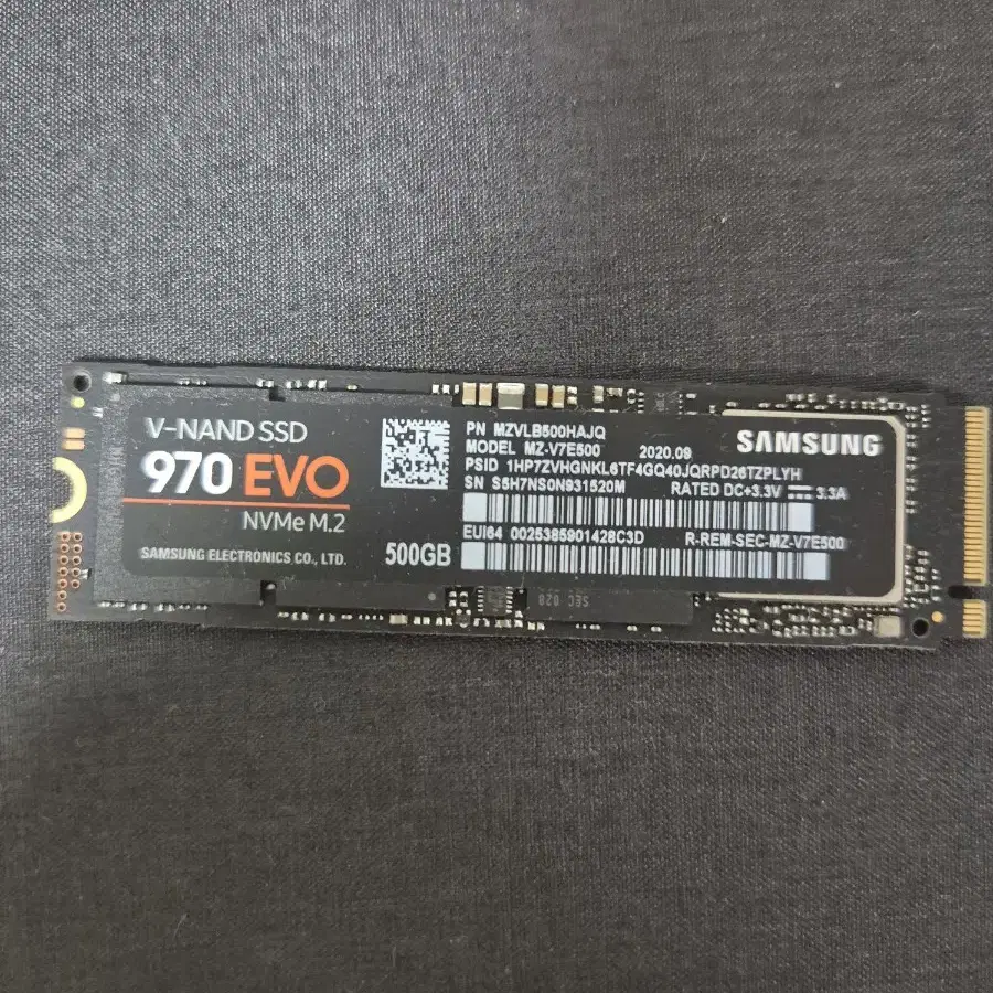 삼성 ssd 970evo 500GB