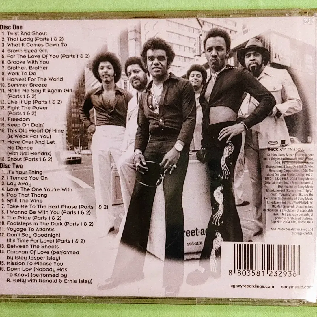 흑인음악 Isley Brothers Essential CD