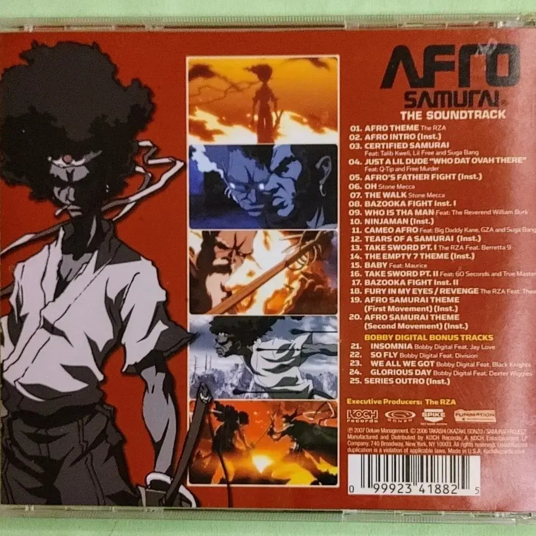 힙합 Afro Samurai OST (RZA)