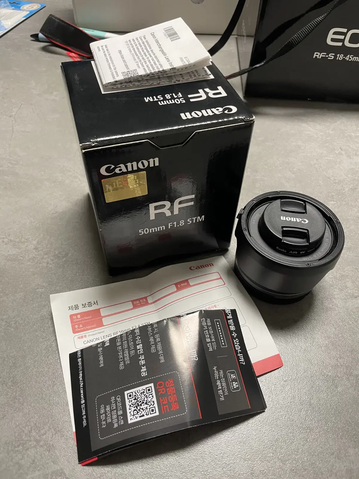 Canon RF 50mm F1.8 STM sells.