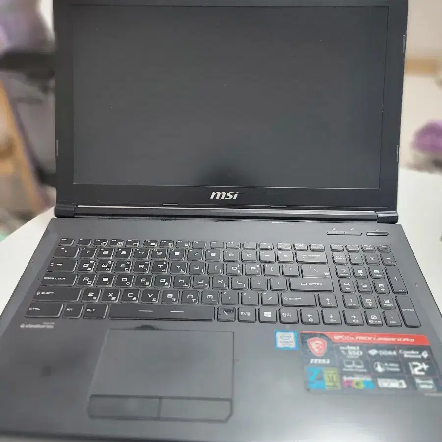 msi 게이밍GP62M 7REX-2217XKR 부품용 판매합니다!