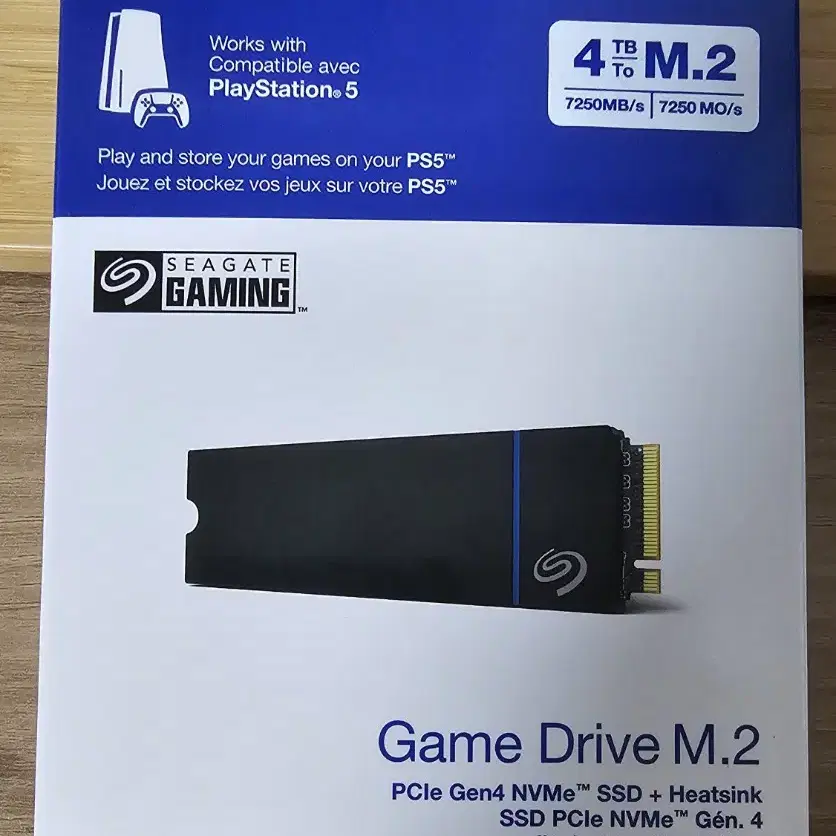 시게이트 GAMING NVME SSD 4TB