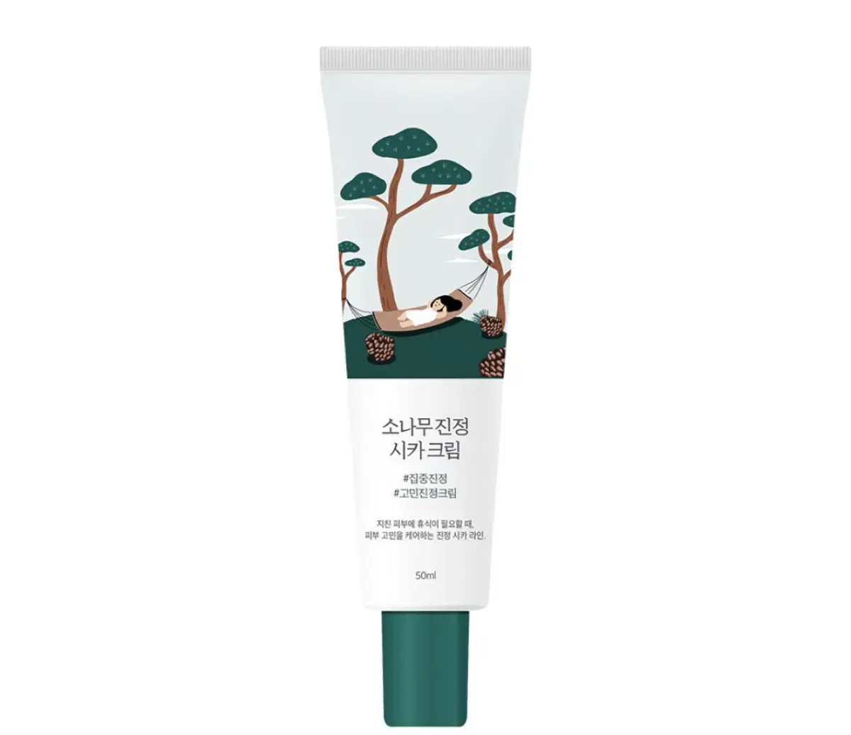 라운드랩 소나무 진정 시카 크림 50ml (+10ml 리필)