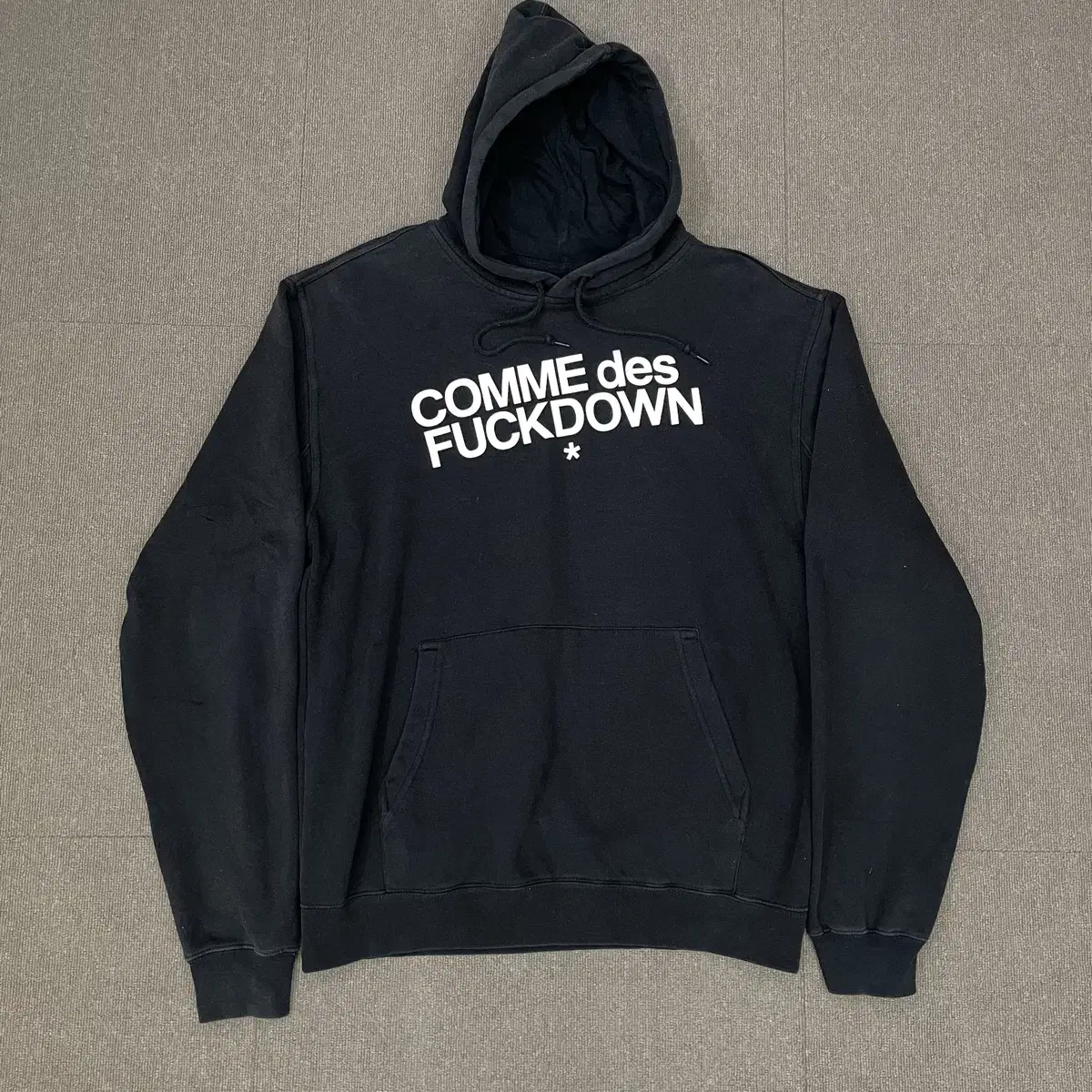 comme des fuck down 꼼데스퍽다운 스웻후드 m