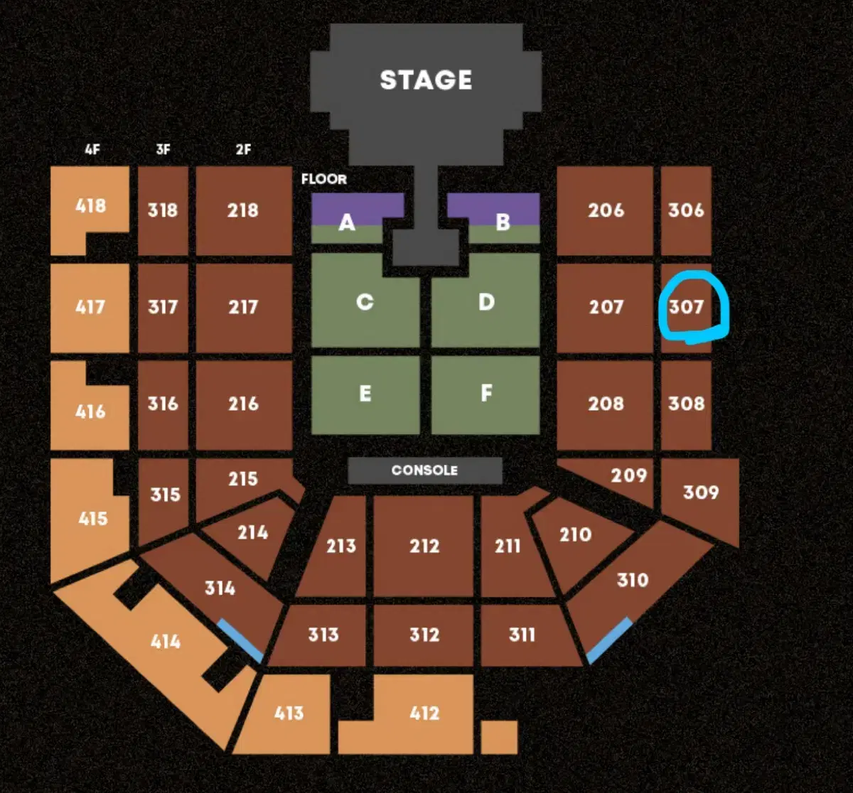 TAEYANG Concert 307 2-Seat TAEYANG 2025 TOUR