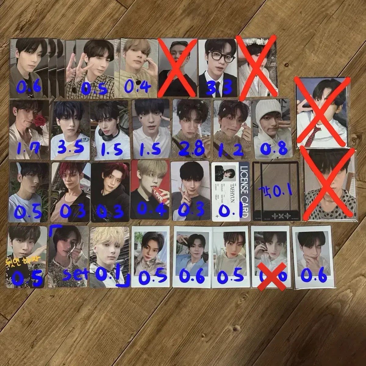 TXT TXT photocard wts broadcast MOA ZONE Sanctuary tomorrow x together Official goods