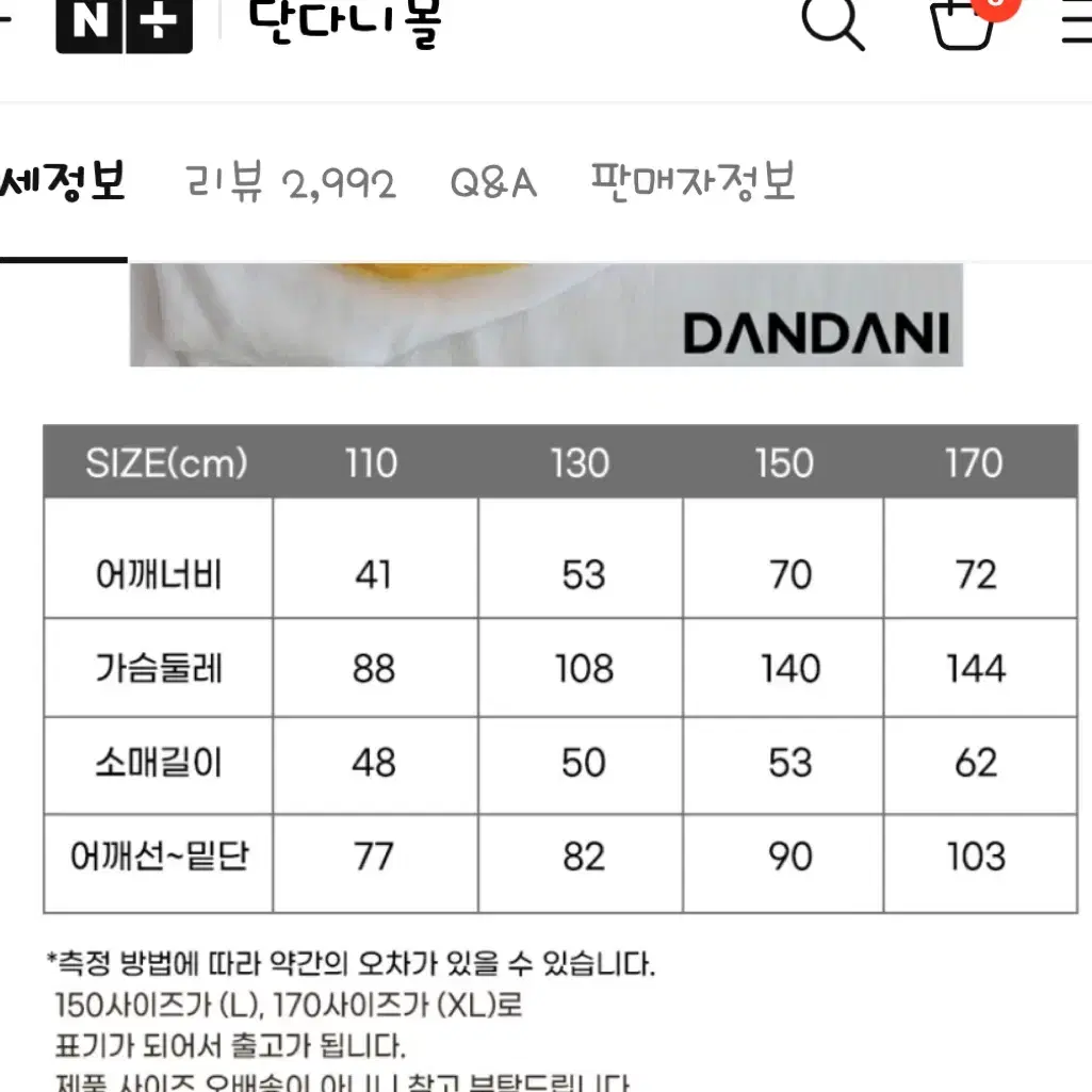 오둥이 잠옷(새상품)