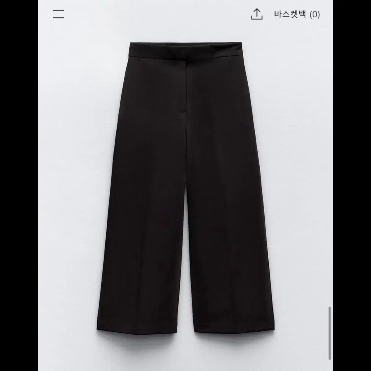 zara 자라 하이웨이스트 큐롯 팬츠 (새상품)