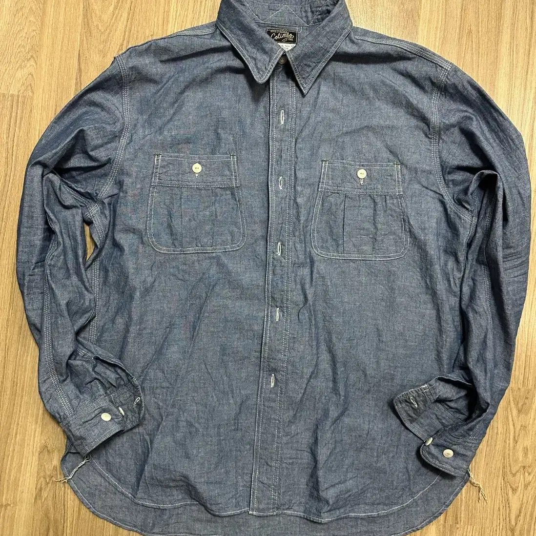 콜림보 샴브레이 셔츠 (WEST RUSSELL WORK SHIRTS)