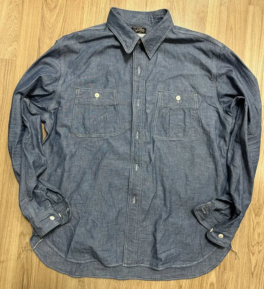 콜림보 샴브레이 셔츠 (WEST RUSSELL WORK SHIRTS)