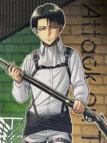 진격의 거인 리바이 타월 미개봉 개봉 완료 세로 78cmx 가로 34cm