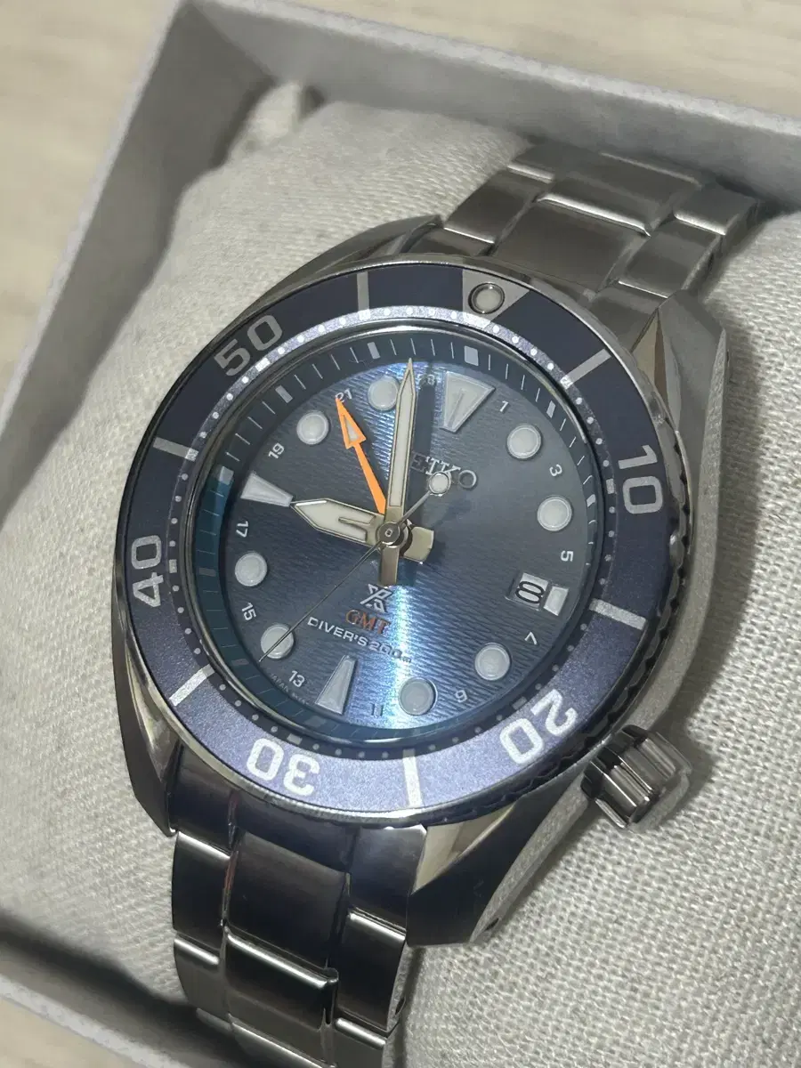 (New Product Department Store) Seiko solar Sumo Blue GMT