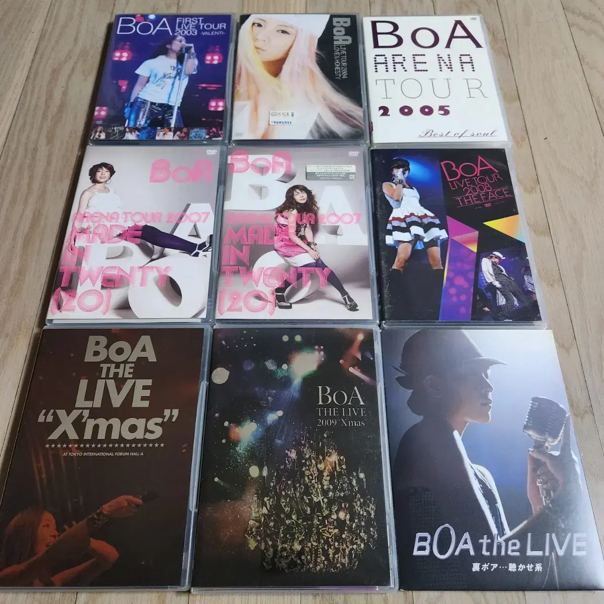 보아(Boa) 일본 라이브 투어 DVD 모음(12 Disc)