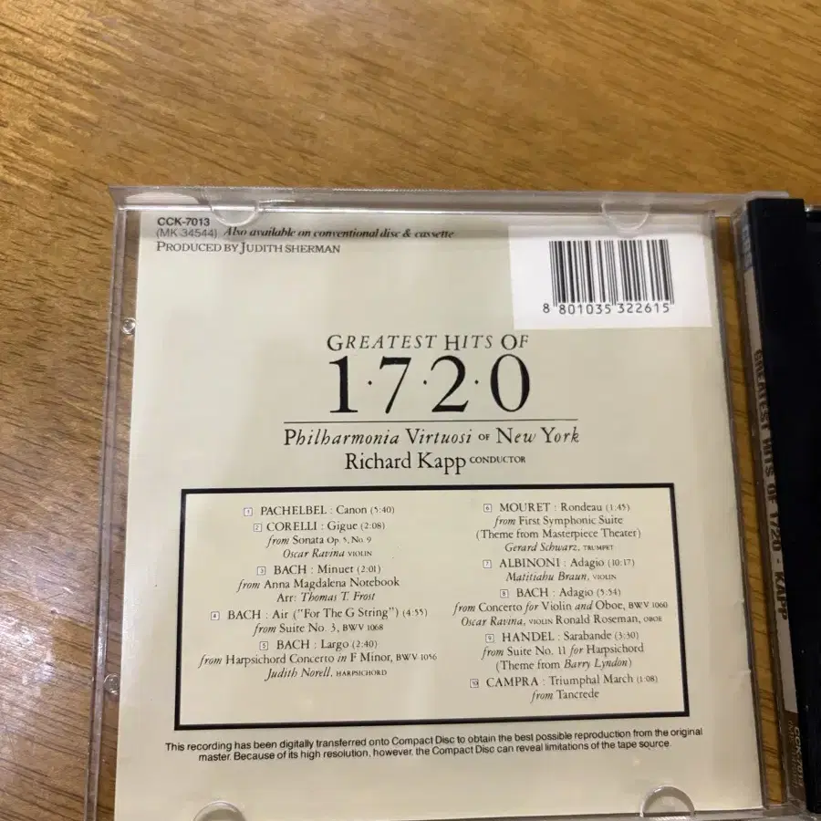 Greatest Hits of 1720 (CD)